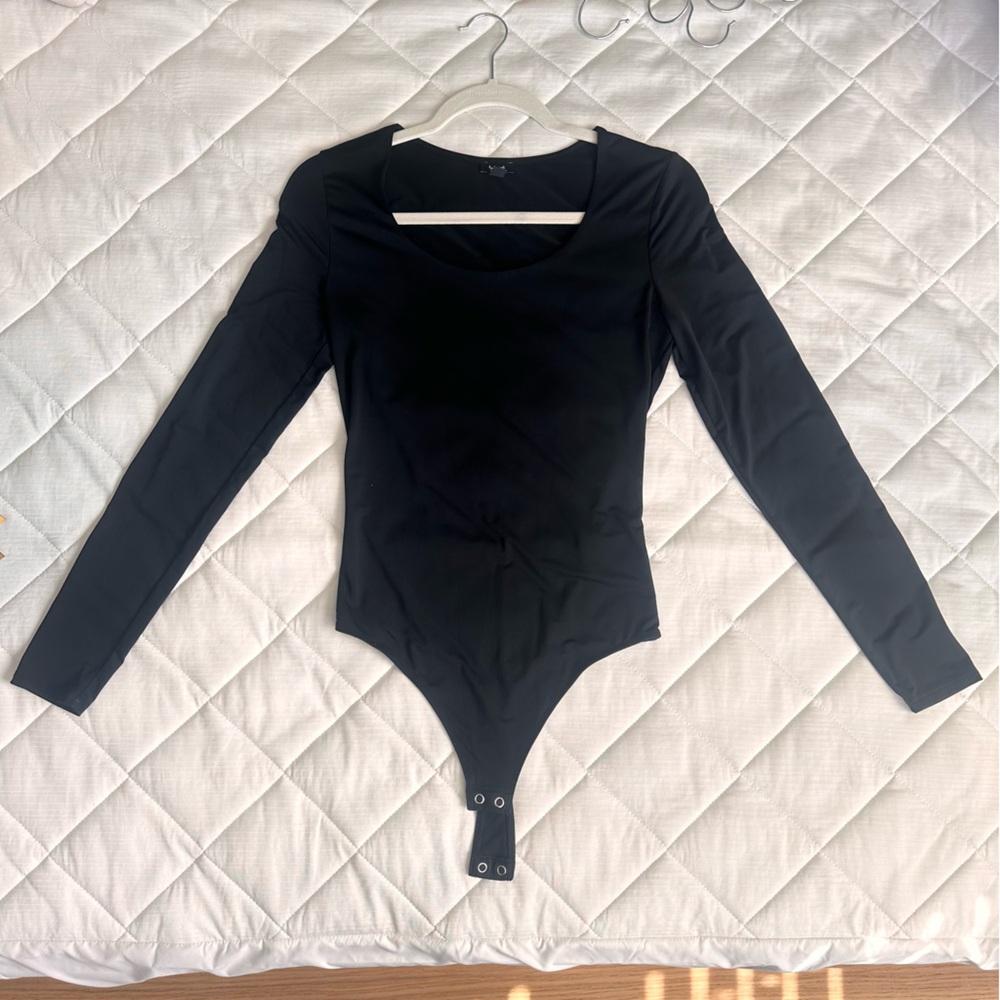 Express Black long sleeve bodysuit